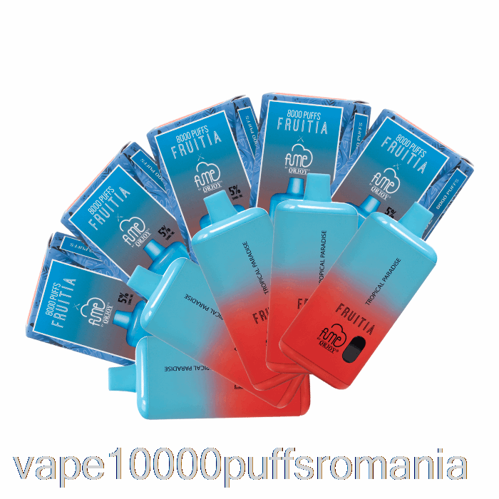 Vape Romania [10-pack] Fruitia X Fume 8000 De Unica Folosinta